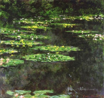  Lilies Canvas - Water Lilies 1904 Claude Monet Impressionism Flowers